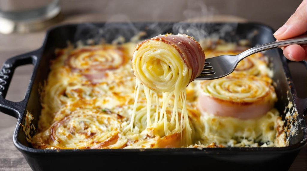 Gratin léger poireaux et jambon : prêt en 25 minutes, savoureux et peu calorique