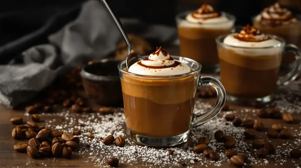 J'ai remplacé les flans et mousses du commerce par cette crème dessert au café maison : onctueuse, sans œufs et très facile à faire !