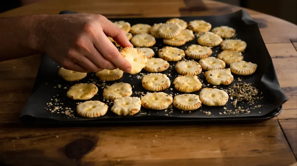 « Je les prépare en 10 minutes pour l'apéro » : mes crackers maison croustillants au fromage et graines dorées, vraiment plus savoureux que les industriels