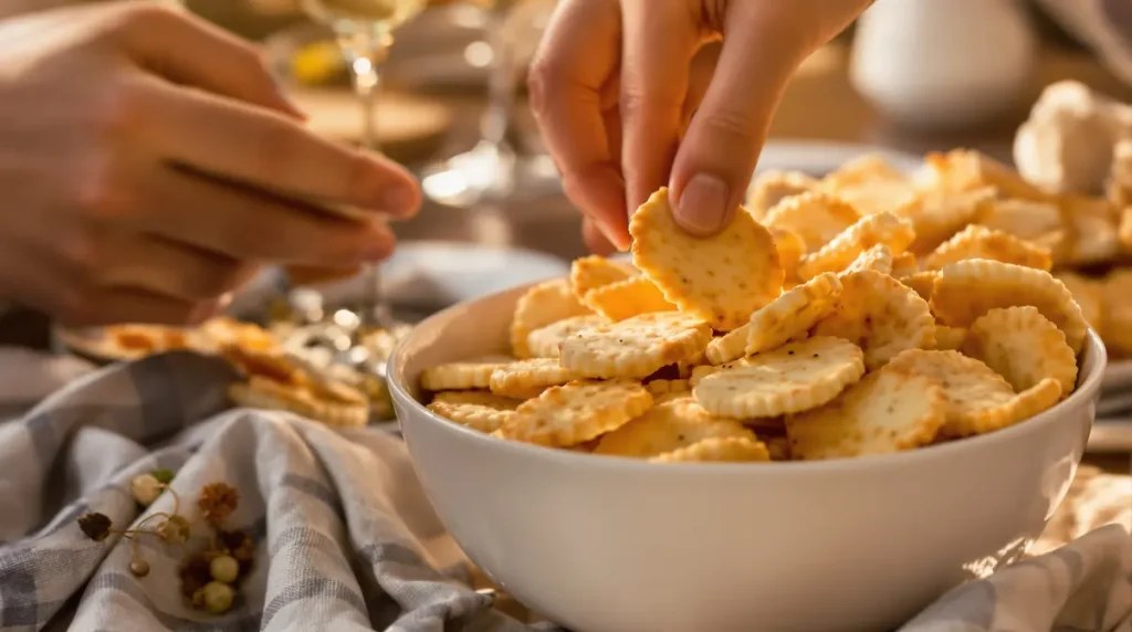 « Je les prépare en 10 minutes pour l'apéro » : mes crackers maison ultra croustillants au fromage et graines dorées, bien plus savoureux que les industriels