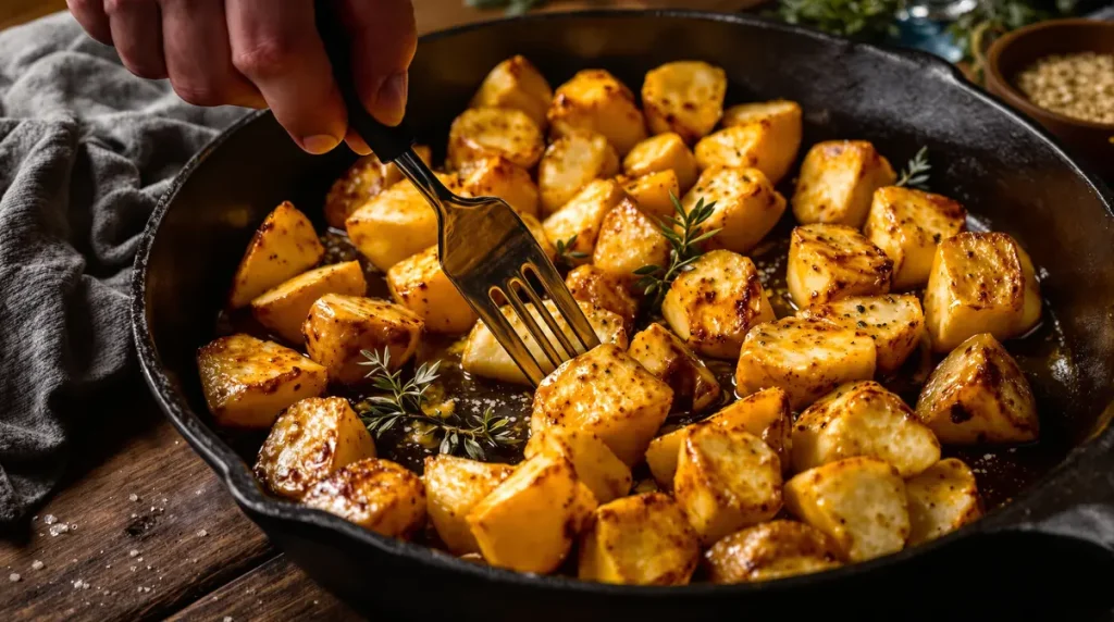 Pommes de terre au four : l’astuce toute simple pour les rendre bien croustillantes, à tous les coups