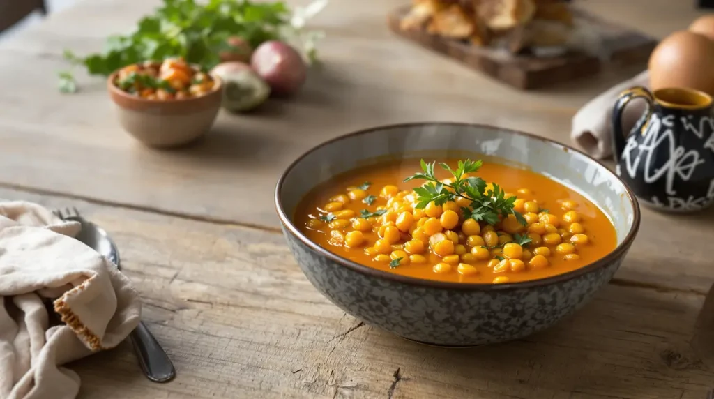 Velouté pois chiches-carottes au cumin : un dîner complet et healthy pour les soirs de flemme